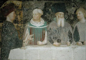 Das Festmahl des Herodes, aus dem Zyklus des Lebens von Johannes dem Täufer